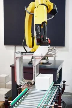 Standard multipurpose arm manipulator robot Stock Photos