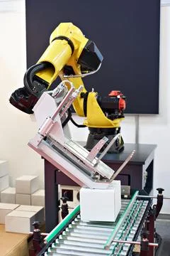 Standard multipurpose arm manipulator robot Stock Photos