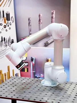 Standard multipurpose arm manipulator robot Stock Photos
