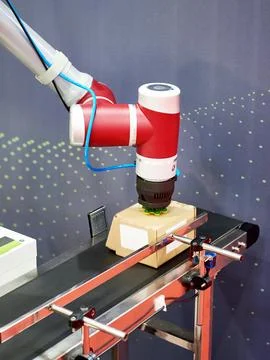 Standard multipurpose arm manipulator robot Stock Photos