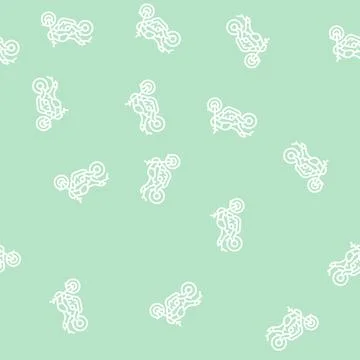 Standard naked line seamless pattern Illustrazione stock