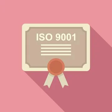 Standard process icon flat vector. Policy compliance Stock Illustration