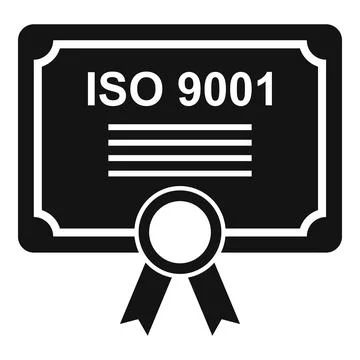 Standard process icon simple . Policy compliance Stock Illustration