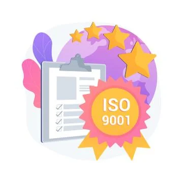 Standard for quality control abstract concept vector illustration. Stock Illustration