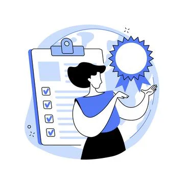 Standard for quality control abstract concept vector illustration. Stock Illustration