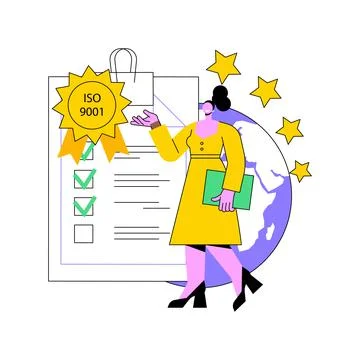 Standard for quality control abstract concept vector illustration. Stock Illustration