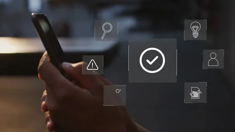 Standard quality control certification assurance concept Stock Footage 280225030