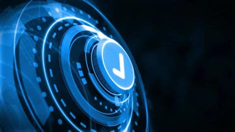 Standard quality control. Certification. Business, technology, internet and n Stock Footage 139581897