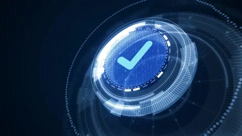 Standard quality control. Certification. Business, technology, internet and n Stock Footage 160189389