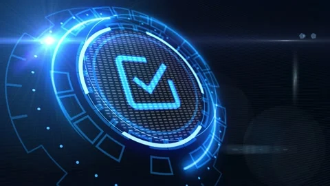 Standard quality control. Certification. Business, technology, internet and.. Stock Footage 233663704
