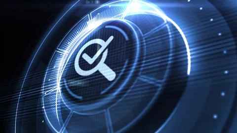 Standard quality control. Certification. Business, technology, internet and.. Stock Footage 233832492