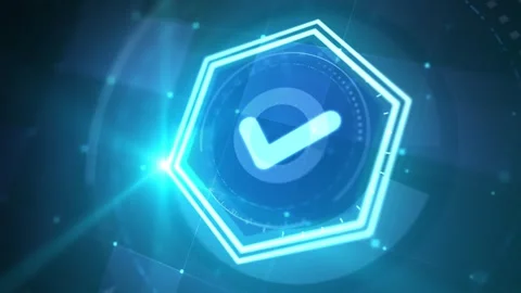 Standard quality control. Certification. Business, technology, internet and.. Stock Footage 243343191