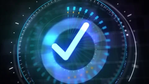 Standard quality control. Certification. Business, technology, internet and.. Stock Footage 243368128