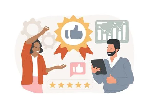 Standard for quality control isolated concept vector illustration. Stock Illustration