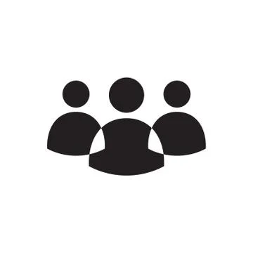 Standard user vector icon design template Stock Illustration