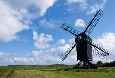 Standerd mill Ter Haar Stock Photos