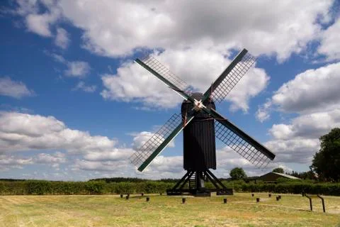 Standerd mill Ter Haar Stock Photos