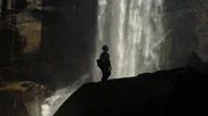Standing In Awe Of A Mother Nature. Yosemite National Park. Stock Footage