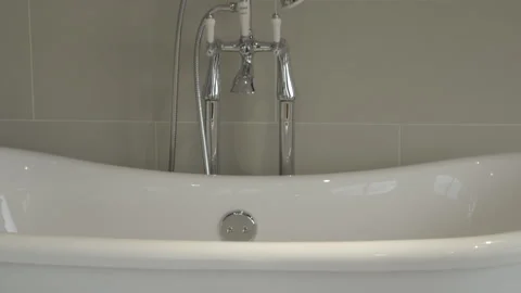 Standing bath tilt  Stock Footage 260337586