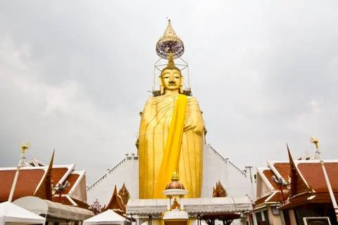 Standing Big Buddha image Stock Photos