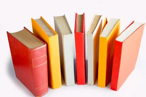 Standing book queue Stock Photos