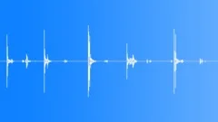 Standing bottle glass on tableSound Effect