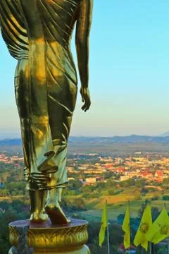 Standing buddha Stock Photos