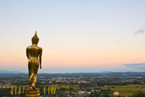Standing buddha Stock Photos