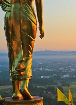 Standing buddha Stock Photos