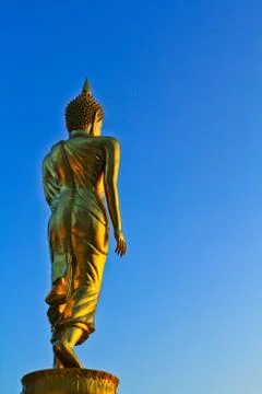 Standing buddha Stock Photos