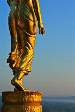 Standing buddha Stock Photos