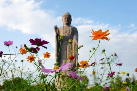 Standing buddha Stock Photos