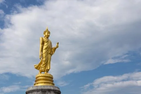Standing Buddha Statue Stock Photos