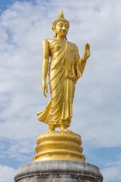 Standing Buddha Statue Stock Photos