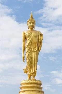 Standing Buddha Statue Stock Photos