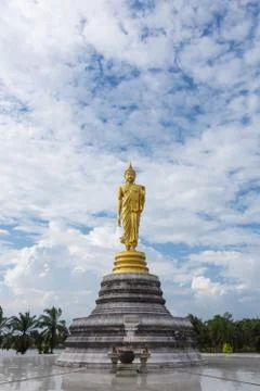 Standing Buddha Statue Stock Photos