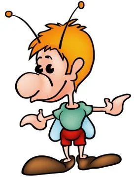 Standing Bug Stock Illustration