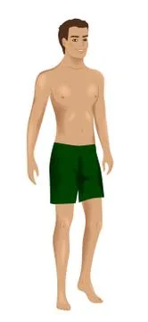Standing man Stock-Illustration