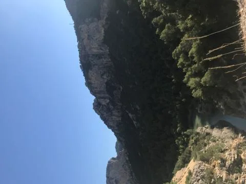 Standing on a mountain Stock Photos