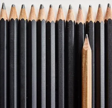 Standing out from the crowd Stock-Fotos