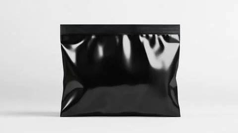 Standing Plastic Pouch Packaging Mockup Stock Illustration