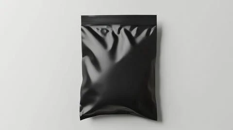 Standing Plastic Pouch Packaging Mockup Stock Illustration