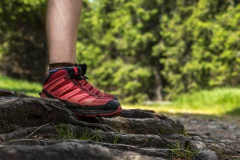 Standing on a rough terrain Stock-Fotos