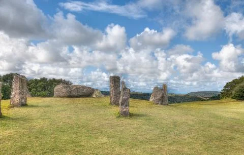 Standing stones Stock Photos