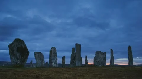 Standing stones - timelapse Stock Footage 21904292