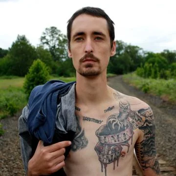 Standing on Train Tracks Stock Photos