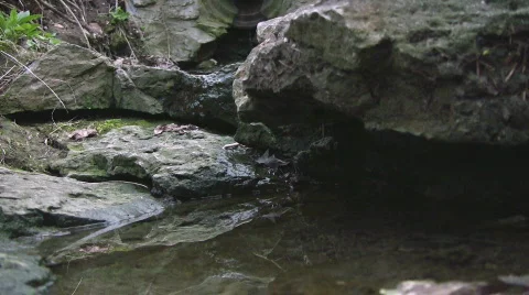 Standing water ripple Stock Footage 401164