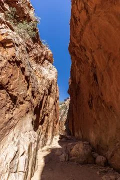 Standley Chasm in the West MacDonnell Range Stock Photos