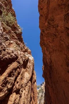 Standley Chasm in the West MacDonnell Range Stock Photos