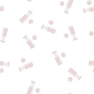 Standoff screw glyph seamless pattern Stock Illustration